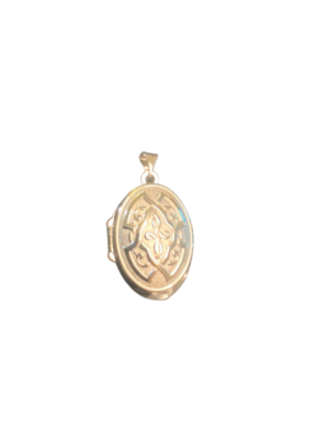 Sterling Silver Celtic Oval Locket