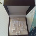 Sterling Silver Horse Earrings Necklace Set