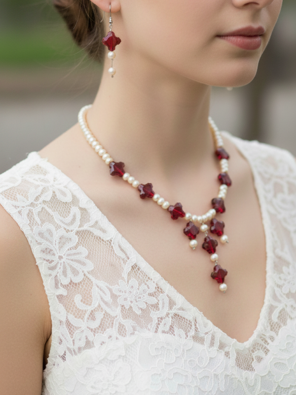 Akoya Pink Pearl Necklace