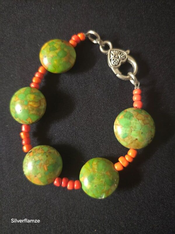 Sea Sediment Pewter Tutankhamun Necklace Set