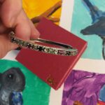 Multi Gemstone Sterling Silver Tennis Bangle