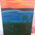 Lammermoor Beach Acrylic Painting