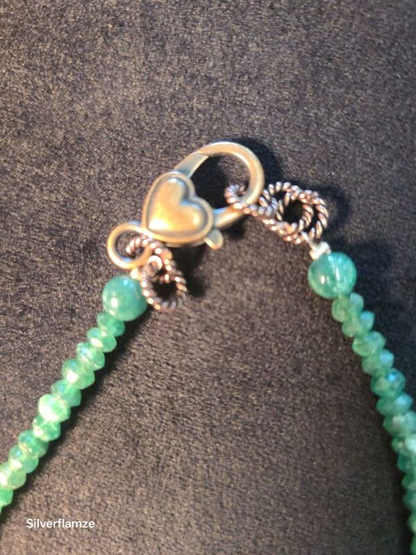 Green Aventurine Vintage Copper Necklace - Image 7