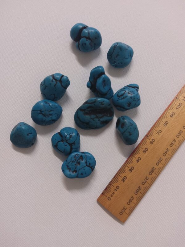 Blue Howlite Beads