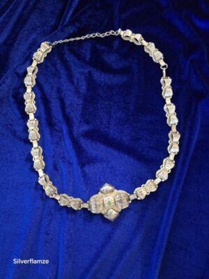 Antique Spanish White Metal  Belt