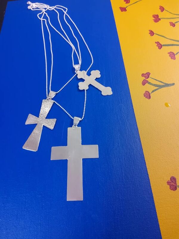 Erica Golding 3 Sterling Silver Crosses