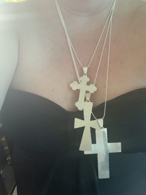 Sterling Silver cross Pendants and Chains