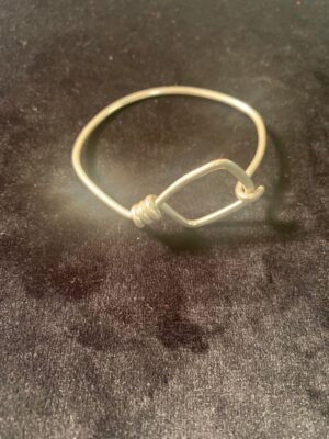 Sterling Silver Knot Bangle