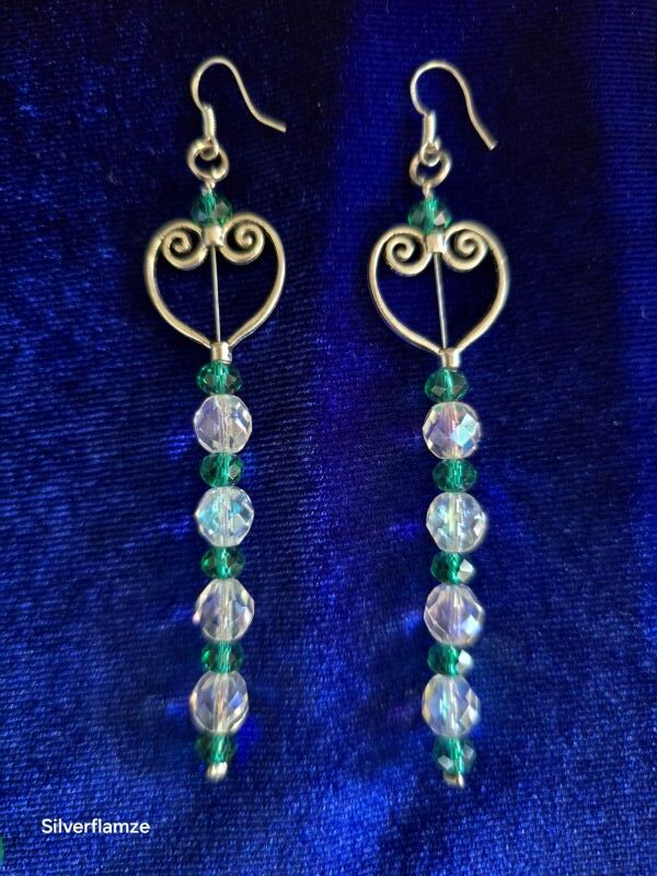 Green Emerald Crystal Necklace Set