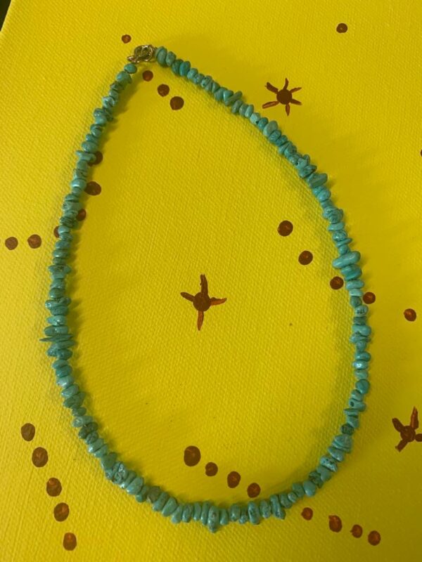 Turquoise Beaded Necklace - Image 2