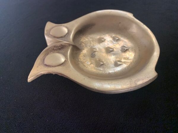 Brass Antique Owl Dish