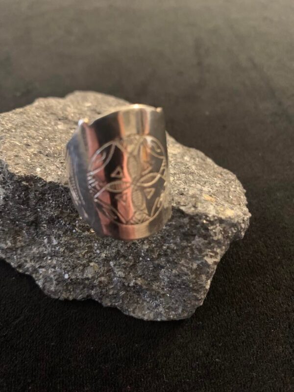 Engraved Sterling Silver Rings