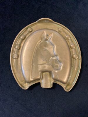 Horse Brass Antique Ash Tray