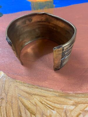 Brass Berber Antique Cuff Bangle