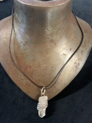 Australian Quartz Crystal Sterling Silver Necklace