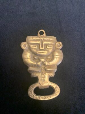 Bottle Opener Vintage Aztec Brass