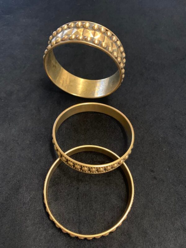 Brass-Vintage-Studded-Bangle-Set-of-3