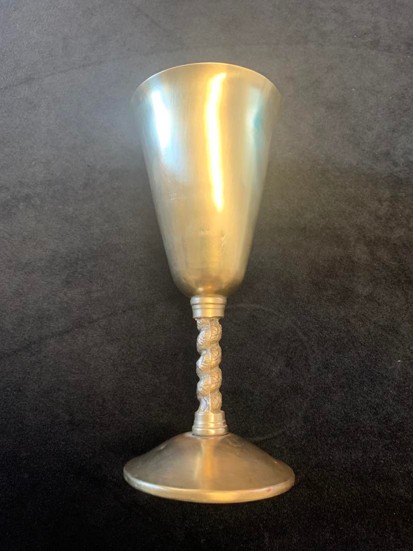 Brass-Vintage-Twisted-Stem-Goblet-