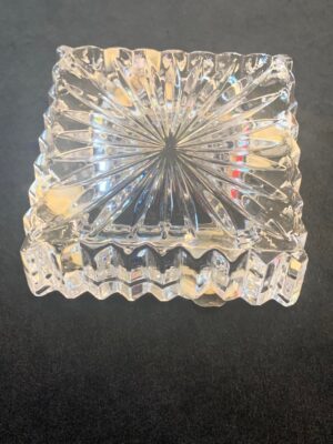 Crystal and Silver 83.5% Silver Ash Tray