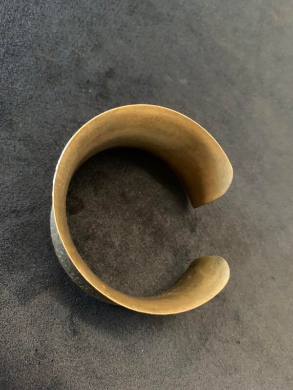 Embossed-Flower-Brass-Cuff-Bangle