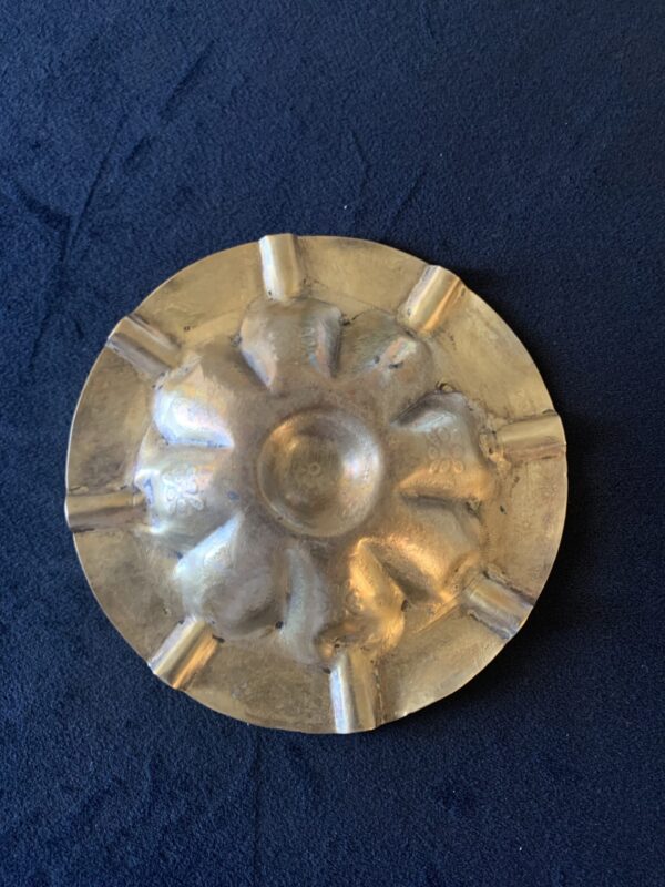 Hand-forged-Vintage-Brass-Mid-Century-Ash-Tray