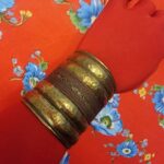 Brass Vintage Wide Cuff Bangle