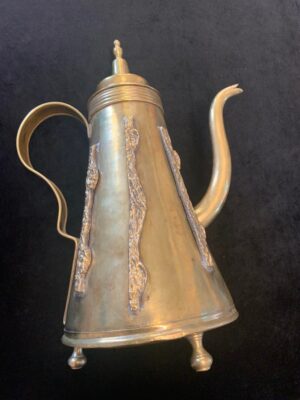 Decorative Brass Antique Jug with Lid