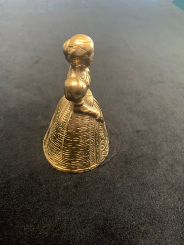 Old English Brass Lady Shop Bell