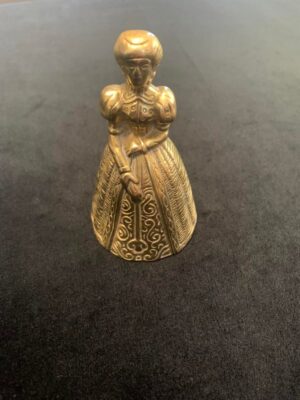 Old English Brass Lady Shop Bell