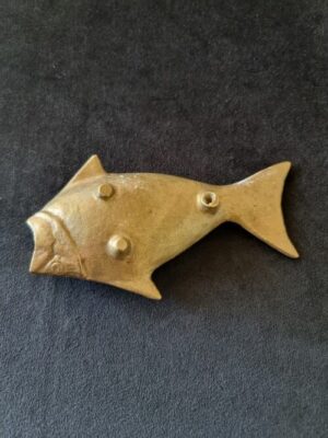 Antique Brass Fish Ash Tray