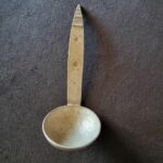 Antique Primitive Metal Ladle Spoon