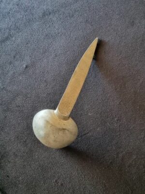 Antique Primitive Metal Ladle Spoon