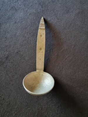 Antique Primitive Metal Ladle Spoon