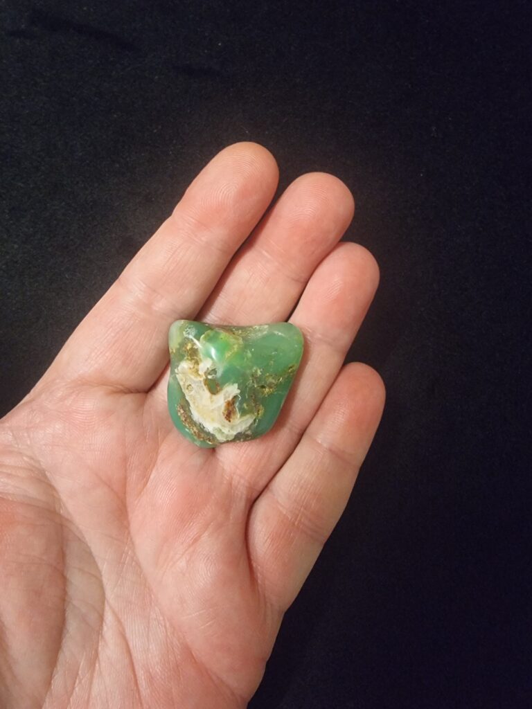 Australian Chrysoprase Green Jade Nugget