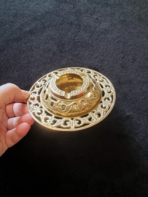 Brass Antique Cut Design Ash Tray