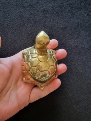 Brass Vintage Turtle Ornament