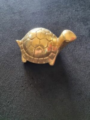 Brass Vintage Turtle Ornament