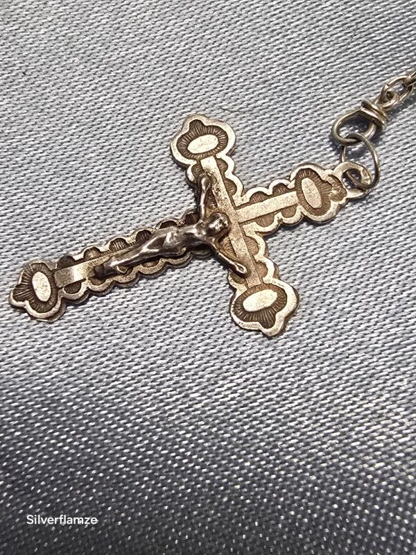 Childs Catholic Rosary Sterling Silver Beads
