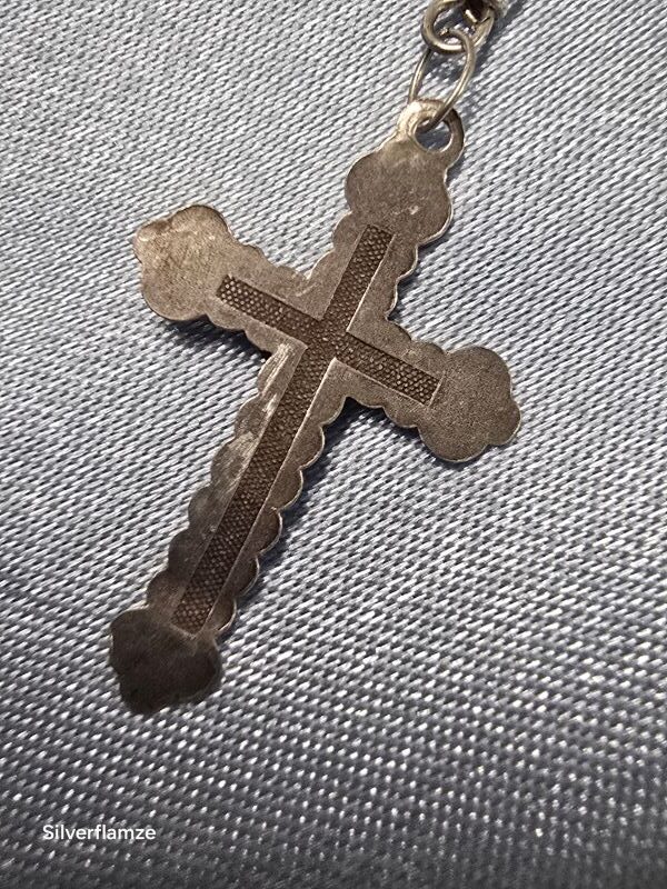 Childs Catholic Rosary Sterling Silver Beads