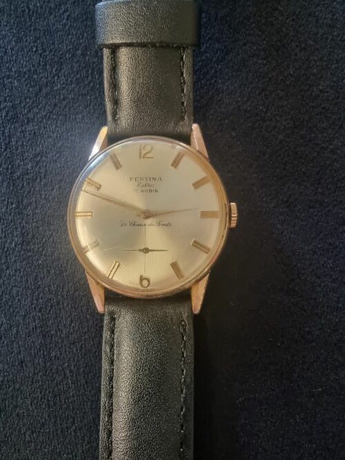 Festina Vintage 17 Jewels Swiss Wrist Watch