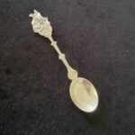 Sailing Ship 90% Silver Groene Draeck Teaspoon