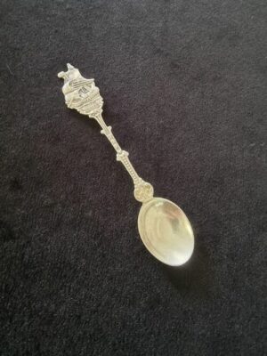 Sailing Ship 90% Silver Groene Draeck Teaspoon