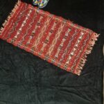 Red Moroccan Berber Handwoven Mat