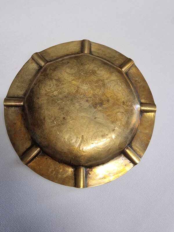 Brass Geometric Vintage Ash Tray