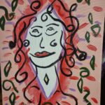 Mother Divine Eileen Spirit Acrylic Art Painting