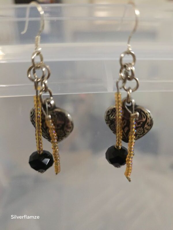 Heart earrings
