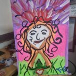 Mother Divine Trinity Spirit Acrylic Art Painting