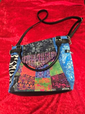 Designer Patchwork Cloth Shoulder Bag