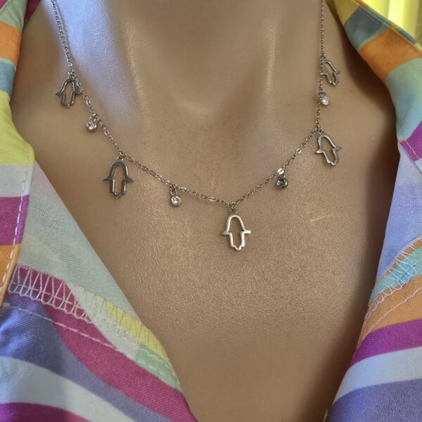 Khmisa sterling silver necklace