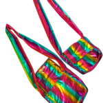 Designer Rainbow Crossbody Stretch Bag